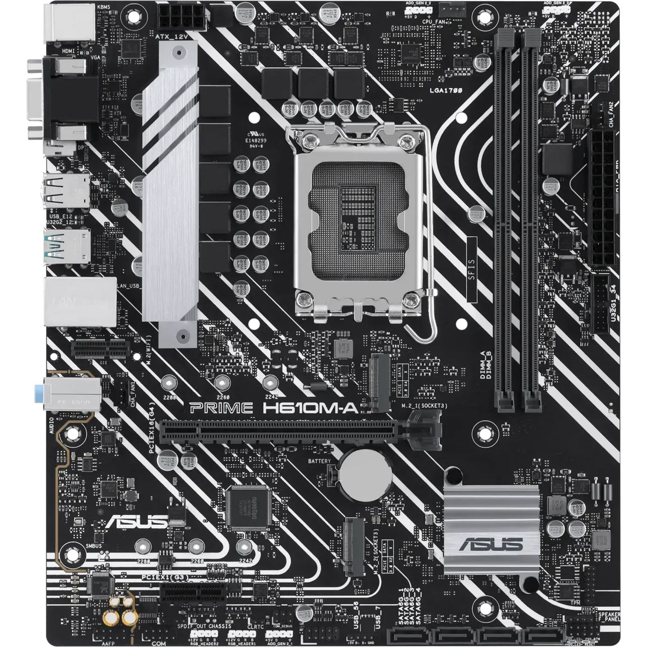 Asus Prime H610M-A-CSM Intel H610 So.1700 DDR5 mATX Retail