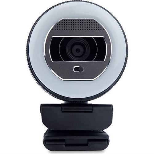 Terra Webcam Halo mit LED-Lichtkranz (C1868pro) Full-HD, Auto Focus, Stereo Mic, Privacy Slider