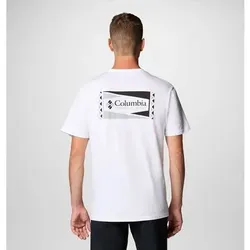 COLUMBIA Herren North Cascades™ Short Sleeve Tee, Größe S in Weiß 119