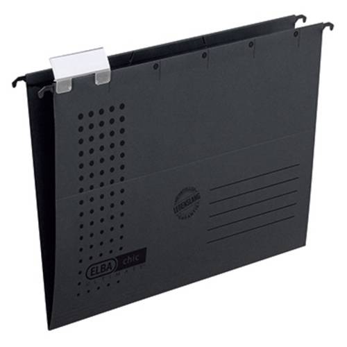Elba Hängemappe chic ULTIMATE DIN A4 Anthrazit 5 St./Pack. 100560168 5St.