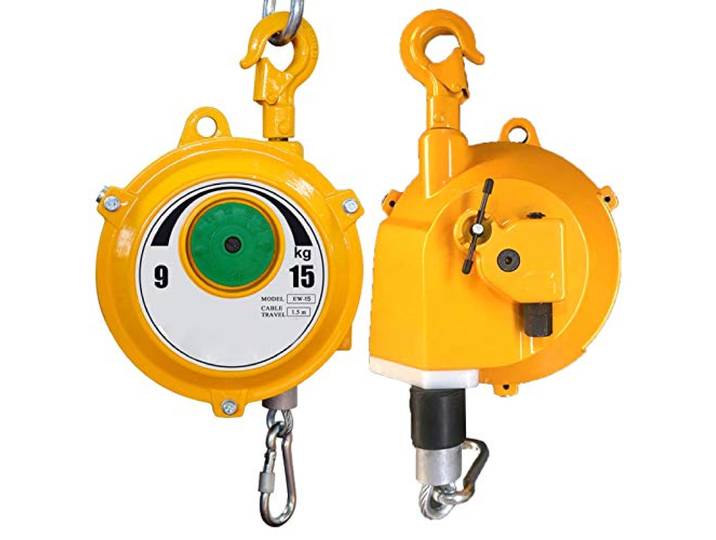 LXYYSG Federzug Balancer, Aufhängen Spring Balancer Einziehbares Auswucht Werkzeug Halter für Aufhängung Werkzeug, Selbsthemmend Federzug Werkzeughalter mit Haken und 1.5m Drahtseil