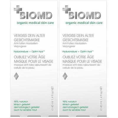 BioMD Vergiss dein Alter Anti-Aging Gesichtsmaske 2x 2x40 ml