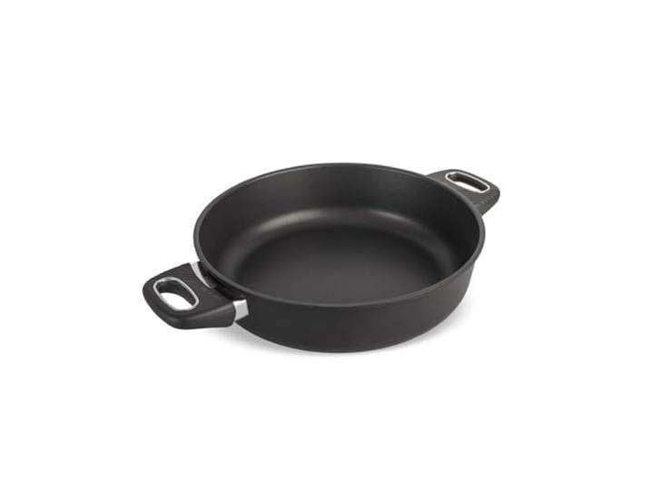 Original Gundel GUSS-KASSEROLLE INDUKTION, Servierpfanne Ø 28 cm, Höhe 7,5 cm, BIOTAN-Oberfläche, backofenfeste Griffe