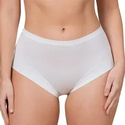 Trofe Maxi Brief Weiß Modal Small Damen