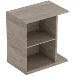 Geberit iCon Seitenelemet 502324JR1 37x40x24,5cm, für Handwaschbecken, nussbaum/Melamin Struktur