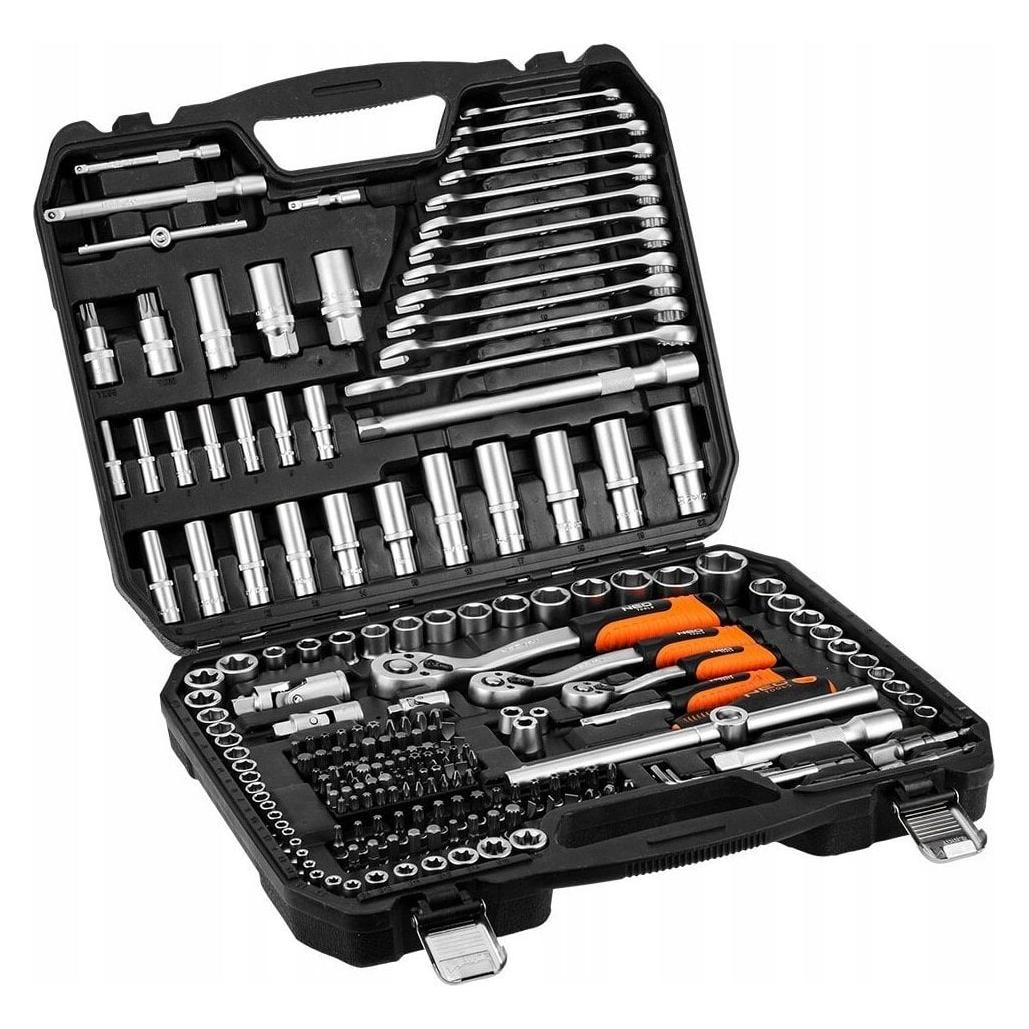 Neo Steckschlüssel 1/2", 3/8", 1/4", Satz à 220 Stück 10-220 (10-220)