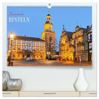 Romantisches RINTELN (hochwertiger Premium Wandkalender 2027 DIN A2 quer), Kunstdruck in Hochglanz