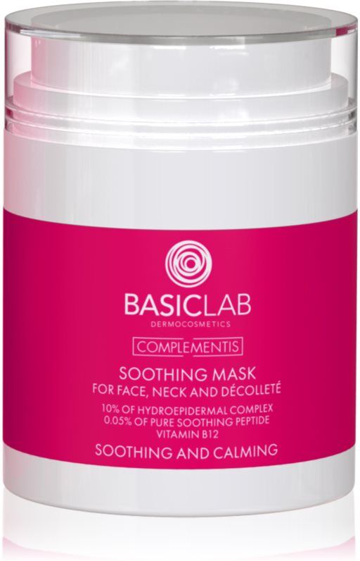 BasicLab Dermocosmetics Complementis soothing mask for red and irritated skin 50 ml