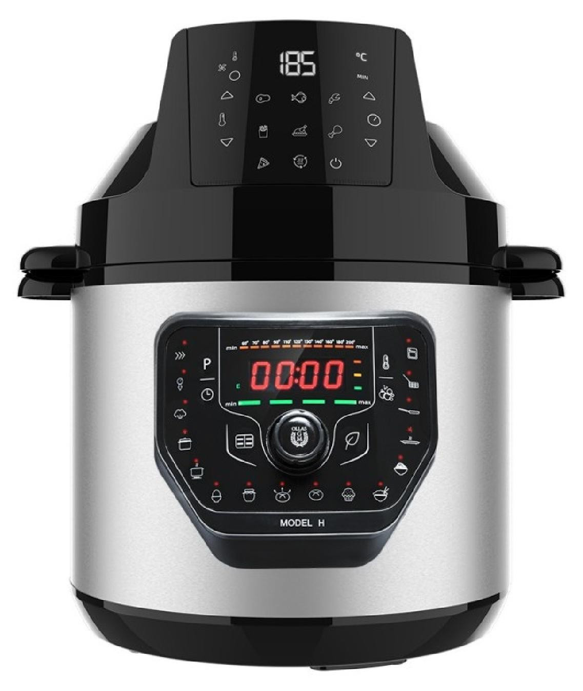Cecotec 02035 Airfryer met LED-display, 6 liter, zwart
