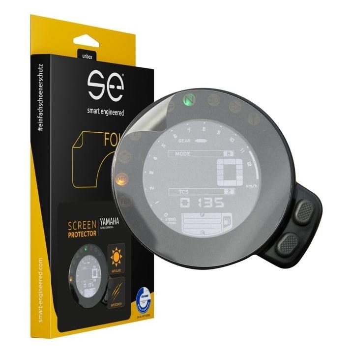 Smart Engineered se Entspiegelte 3D Tacho / Cockpit Schutzfolie (VPE 2) für Yamaha (SE-DCP-2-0102-0072-1-M)