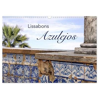 Lissabons Azulejos (Wandkalender 2027 DIN A3 quer), CALVENDO Monatskalender