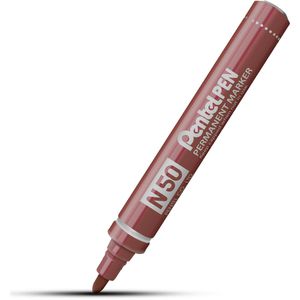 Pentel Permanentmarker N50, N50-EE, Strichbreite 2 mm, braun