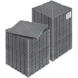 VEVOR ineinandergreifende Drainagematte Duschmatte 31 x 31 cm modulares ineinandergreifende Bodenmatten, 55 Stk. Spleiß-Drainagematten, rutschfeste Drainage-Bodenfliesen, für Garage Garten Grau