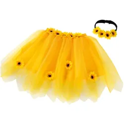 Kostüm-Set "Sonnenblume", 2-teilig, gelb