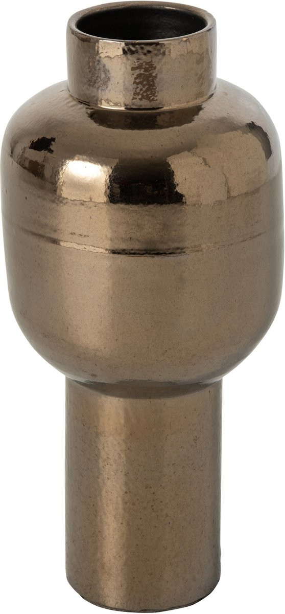 J-Line keramische vaas brons