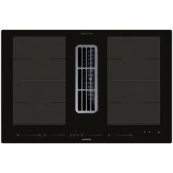Oranier Kochfeldabzug mit Flächeninduktion 80 cm mit Multi-Slider-Bedienung und Topferkennung Abluft/Umluft (rahmenlos) KFA690