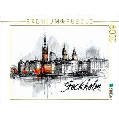 CALVENDO Puzzle Stockholm | 2000 Teile Lege-Größe 90x67cm Foto-Puzzle für glückliche Stunden, Sonstige von , Calvendo Puzzle