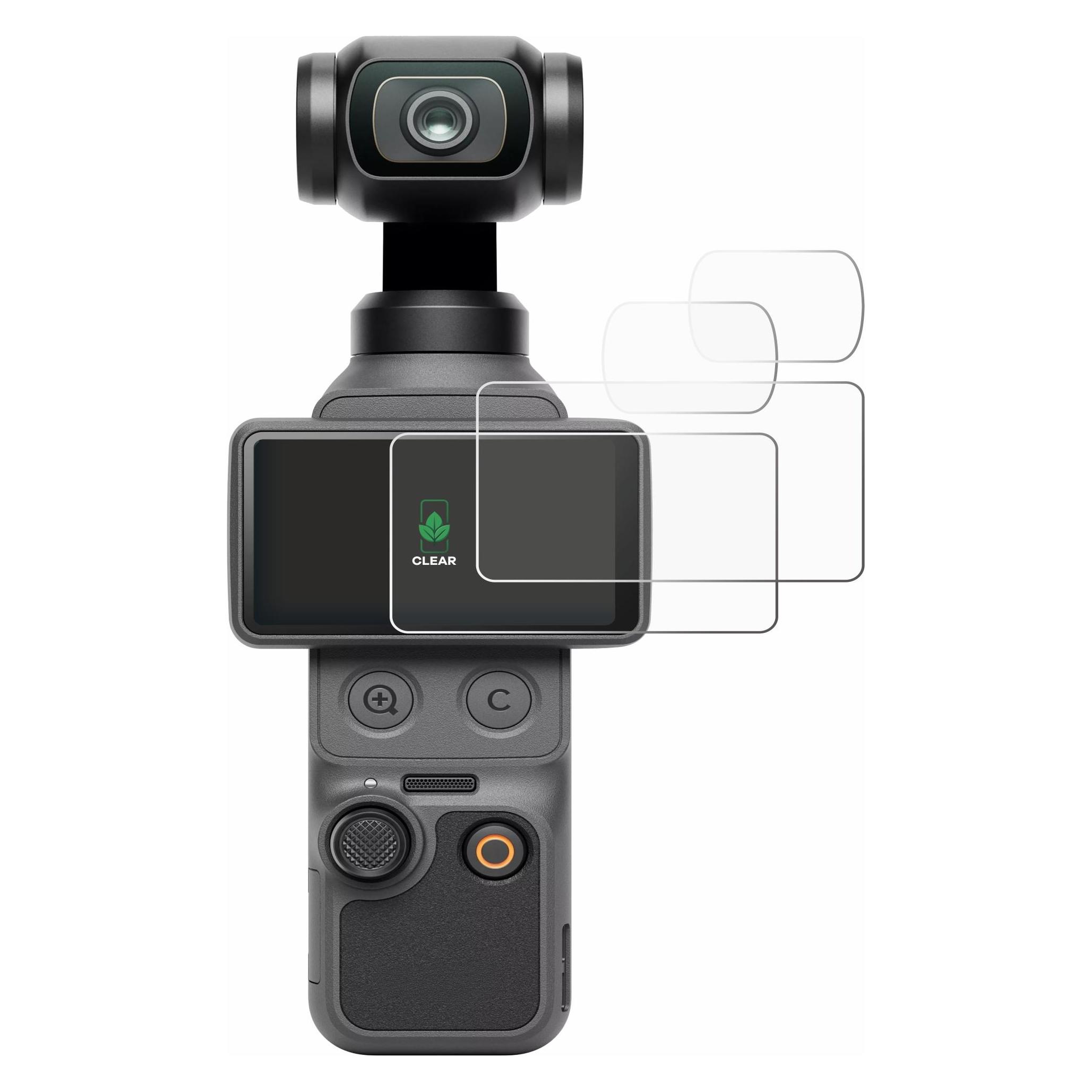 ScreenLeaf Schutzfolie für DJI Osmo Pocket 4 (Display + Linse) Displayschutz Display Schutz Folie Klar (6163281)
