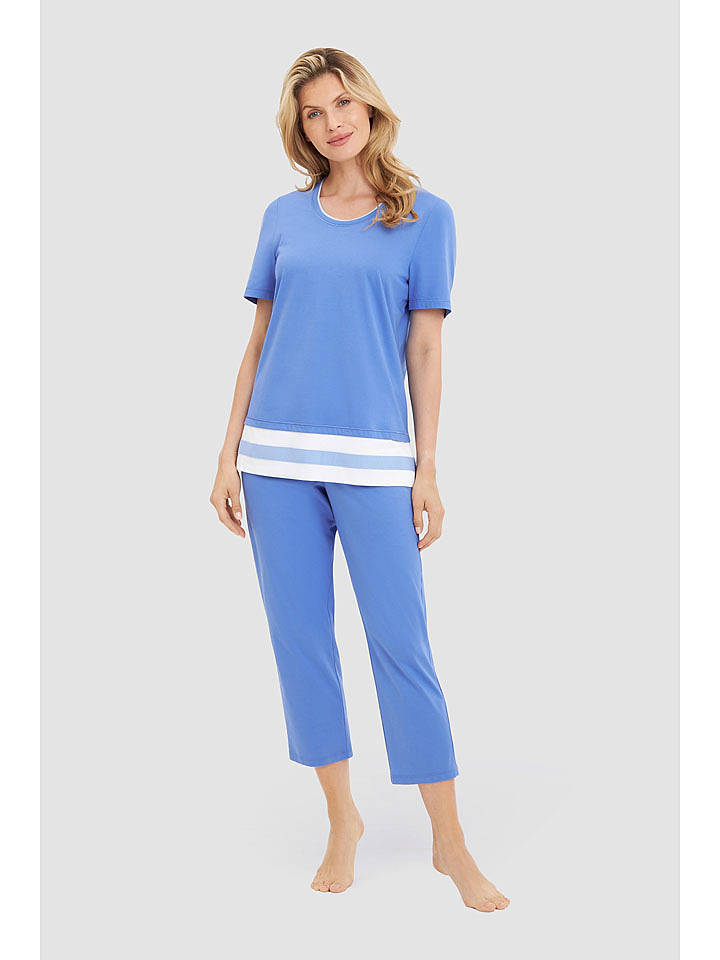Rösch Pyjama in Blau - 46