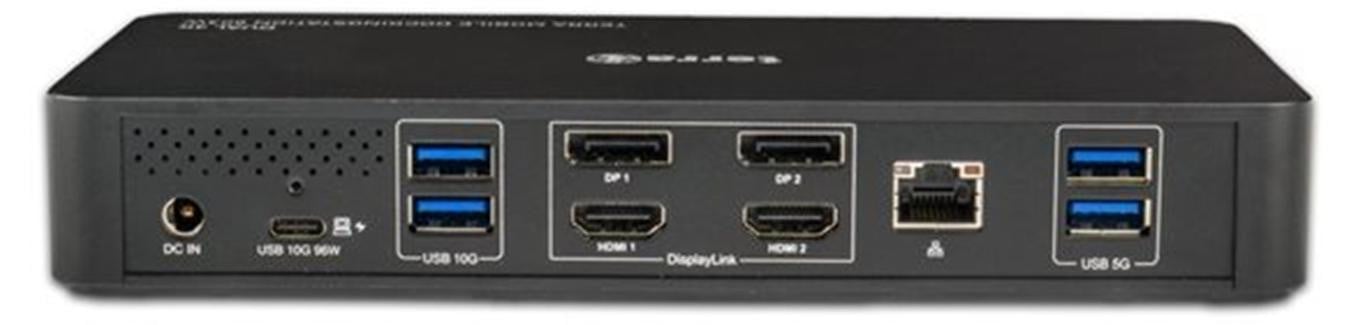 TERRA D Mobiele Dockingstation 803W USB-C met 135W netadapter en USB-C/A adapter