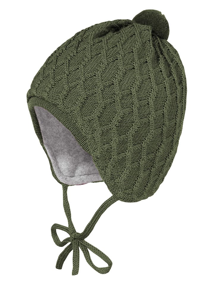 MaxiMo Woll-Mütze in Khaki - 41 cm