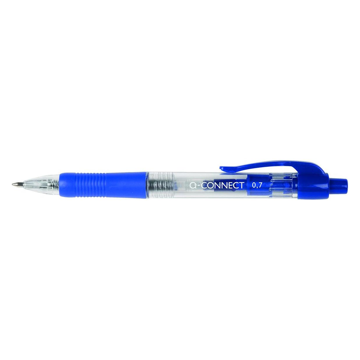 Q-Connect Druckkugelschreiber 1,0 mm, blau (1x) (KF00268)