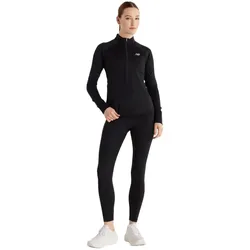 New Balance Damen Athletics Heat Grid 1/2 Zip schwarz