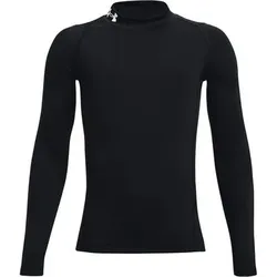 UNDER ARMOUR Jungen Langarm HG Armour Mock LS, Größe L in Schwarz Schwarz