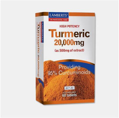 LAMBERTS TURMERIC 20000MG 60 COMPRIMIDOS