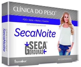 Clínica do Peso Comprimidos Seca Gorduras Noite 30 comprimidos