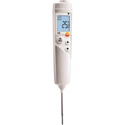 TESTO 0563 1063 - Digital-Einstechthermometer testo 106, -50 bis + 275 °C, Set