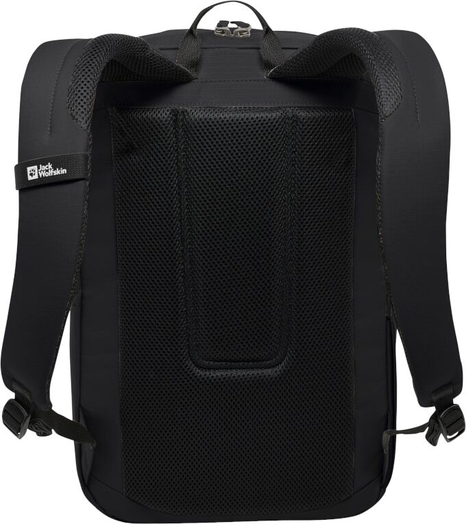 Daypack JACK WOLFSKIN "TERRACADE", schwarz, Rucksäcke, Damen, onesize, Obermaterial: 100% Polyester. Innenfutter: 100% Polyester, Daypack, 24 L Tagesrucksack, Laptopfach, gepolstert schwarz onesize