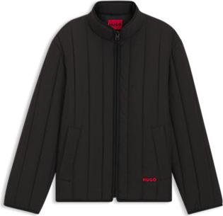 HUGO Menswear Jacke Brenoto2611 10277330 01, leichte Steppung, reguläre Passform, recyceltes Polyester