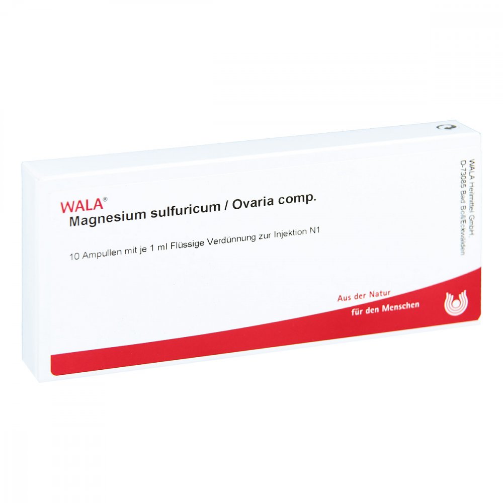 WALA Heilmittel GmbH Magnesium Sulfuricum/ Ovaria Comp. Ampullen 01751719