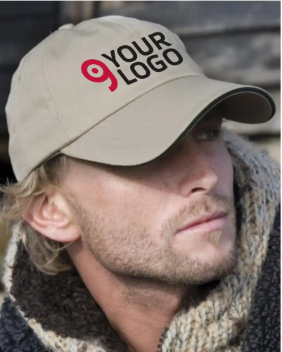 Cappellino drill pesante 100% cotone 6 pannelli Personalizzate o neutre Result