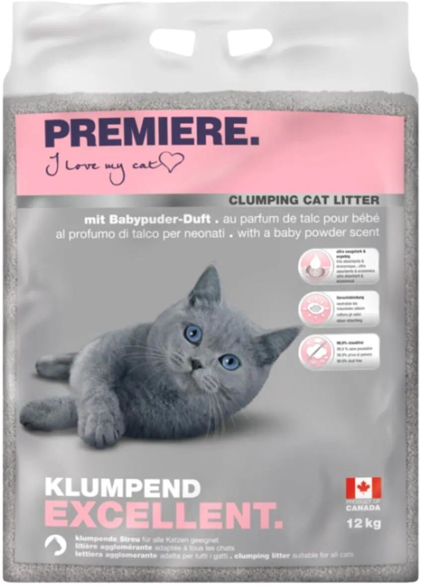 Kit Risparmio 3x12L Premiere Lettiera Gatto Excellent TALCO