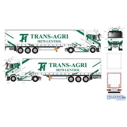 Eligor Trans-Agri Renault T High 2023 Gardinenplanenauflieger 118617