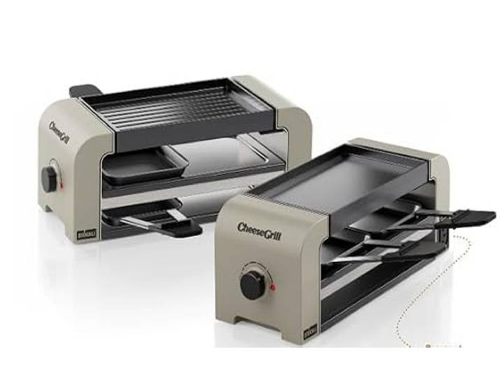 Stöckli Raclette CheeseGrill 2 Connect Set Ivory Gold