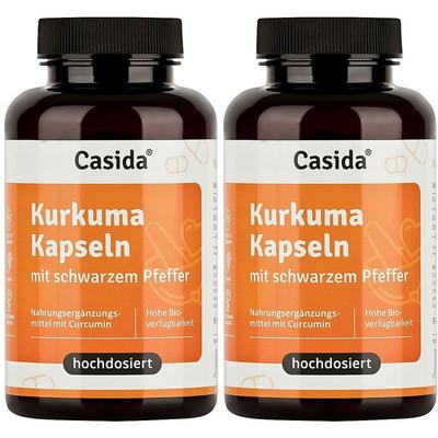 Casida Kurkuma Kapseln mit schwarzem Pfeffer x2 2x90 St