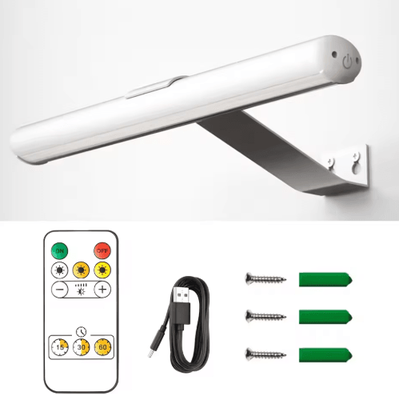 Inspire Picks 4000mAh Rechargeable LED Picture Light Wireless Art Display Wall Lamp With Remote Control 33cm 4000mah.. tricolor