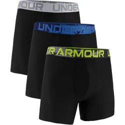 3er Pack UNDER ARMOUR Performance Tech Novelty 3" Boxershorts Herren 001 - black XS