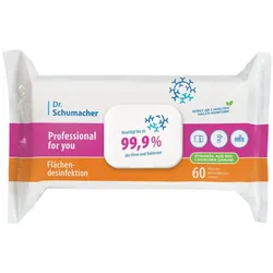 Professional For You Flächendesinfektion Wipes 60 St