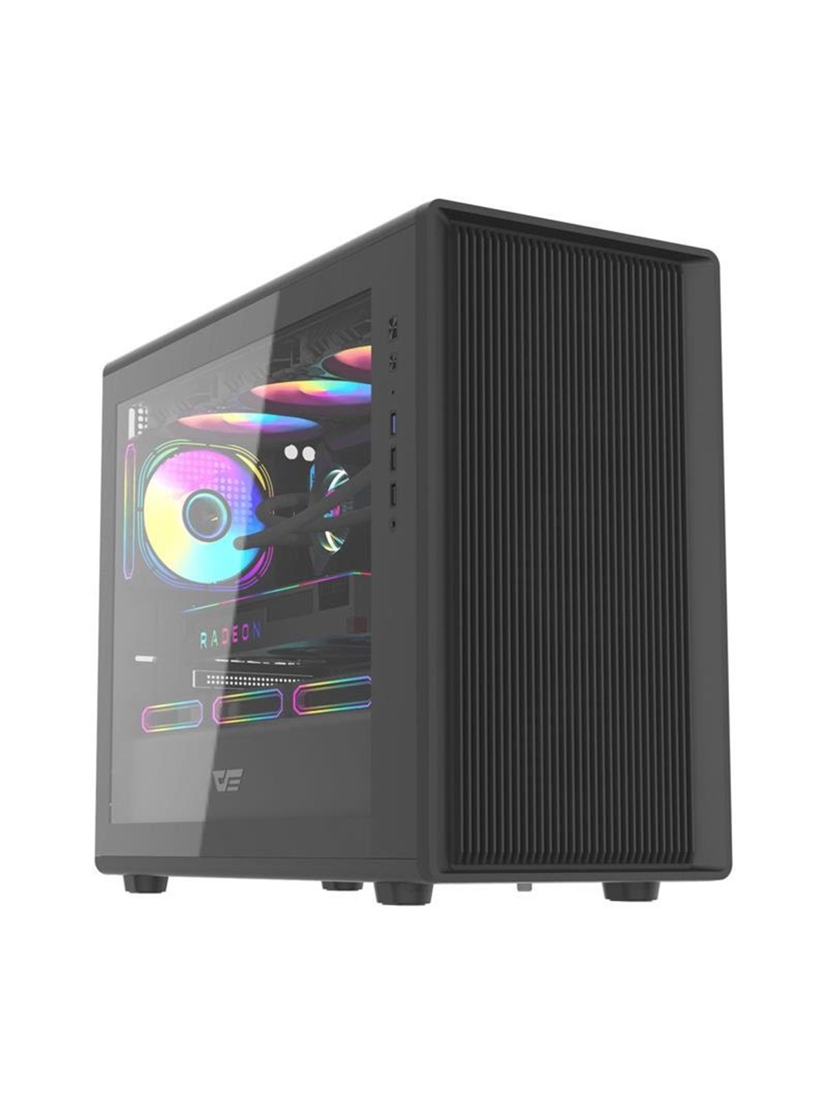 Darkflash DB460M Computer Case - Gehäuse - Schwarz