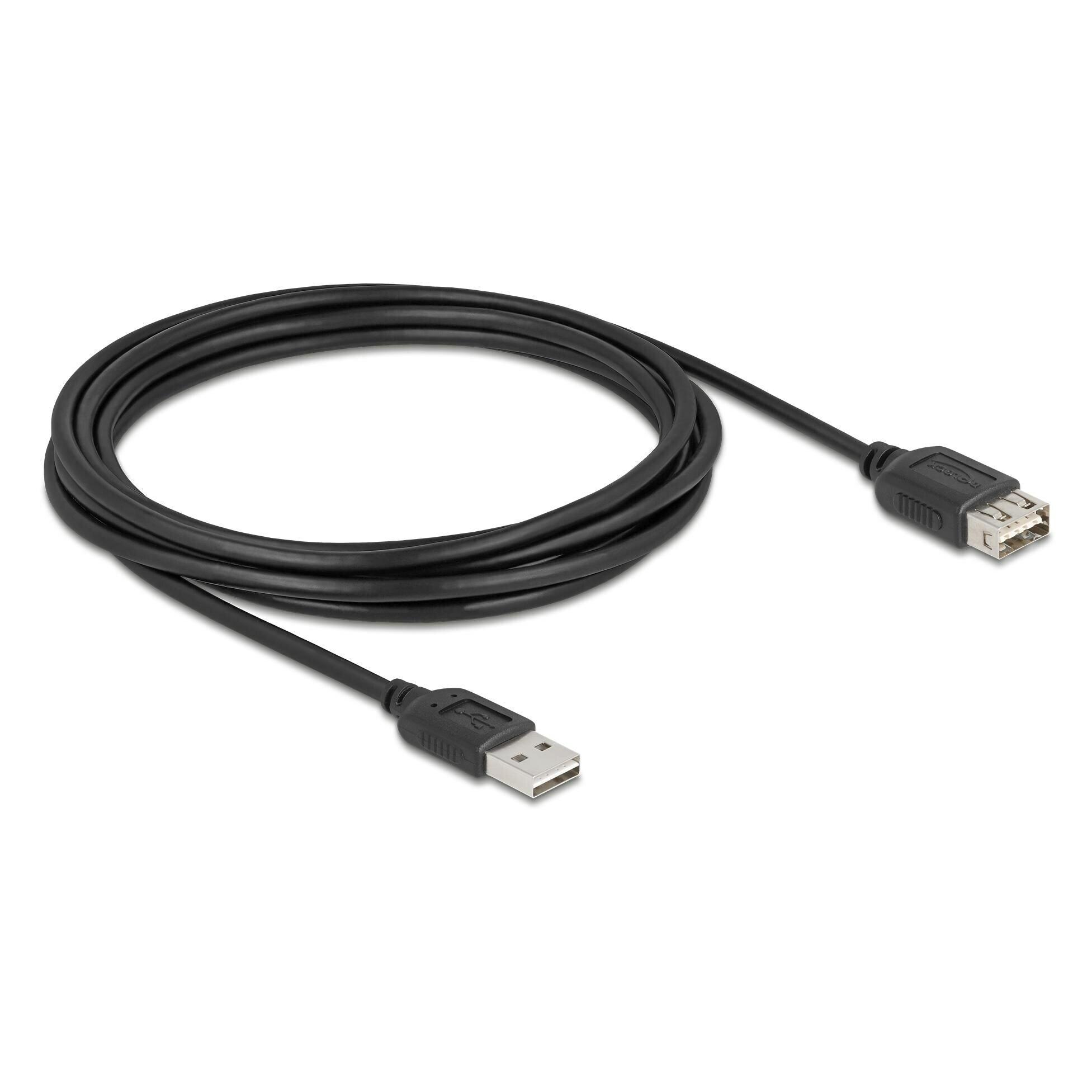 Delock USB 2.0 Verlängerungskabel EASY USB Typ-A Stecker zu Typ-A Buchse 3 m (3 m, USB 2.0) (81514)
