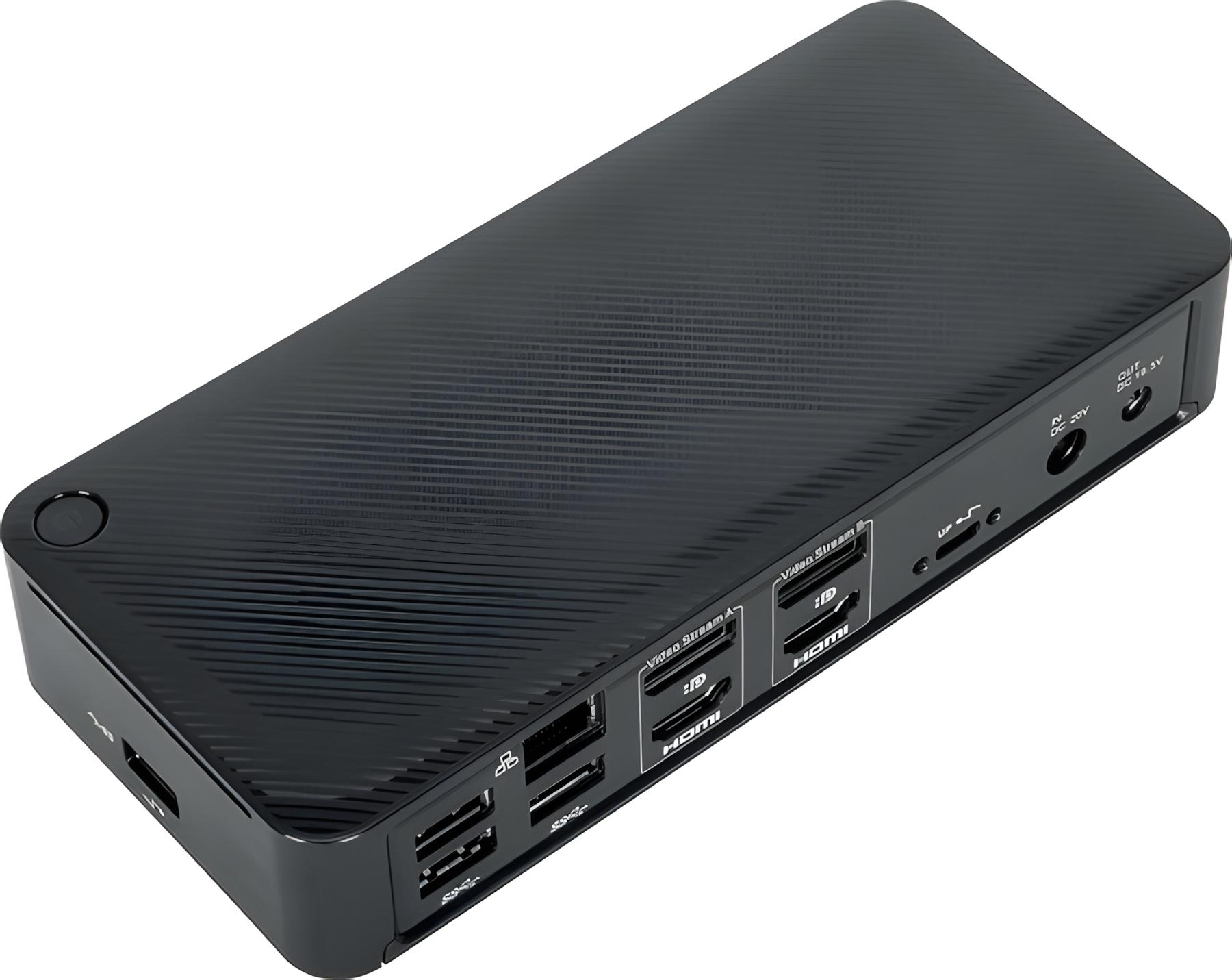 Targus DOCK182EUZ, Kabelgebunden, Schwarz, Android, ChromeOS, 179 mm, 83 mm