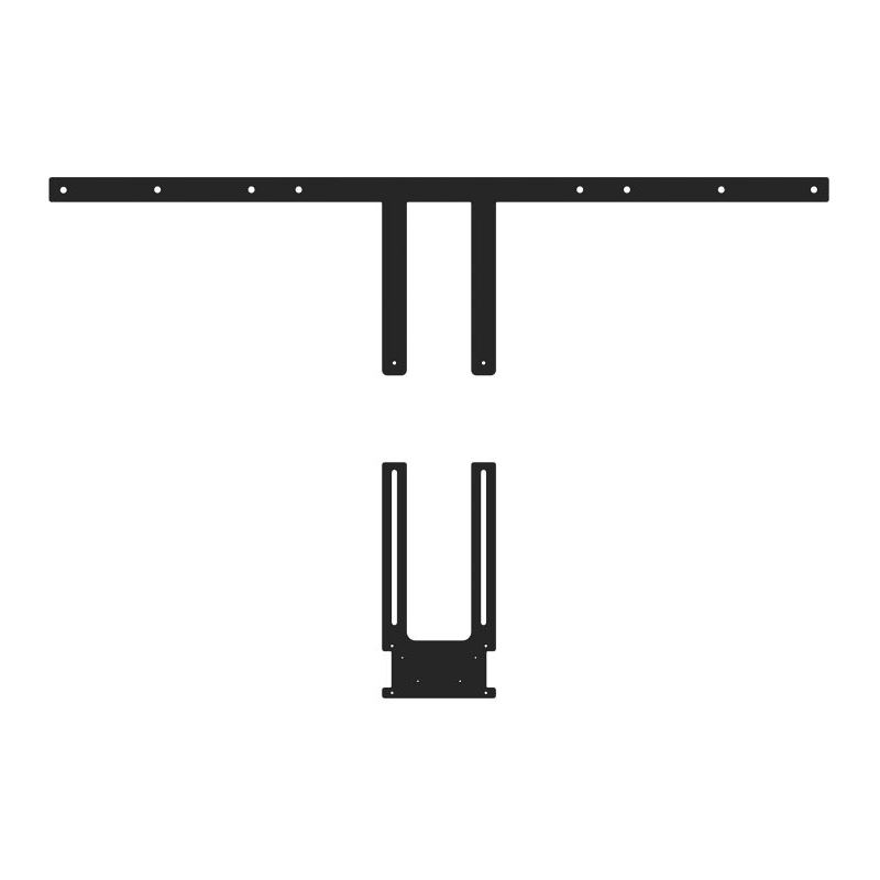 Hagor Poly Display-Adapter 140-191cm 55-75Zoll fuer Poly Studio und Poly Studio X50 Kameras VESA max. 800mm hoehenverstellbar