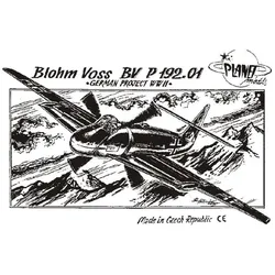 Planet Models Blohm Voss BV P 192.01, WW II Projekte.