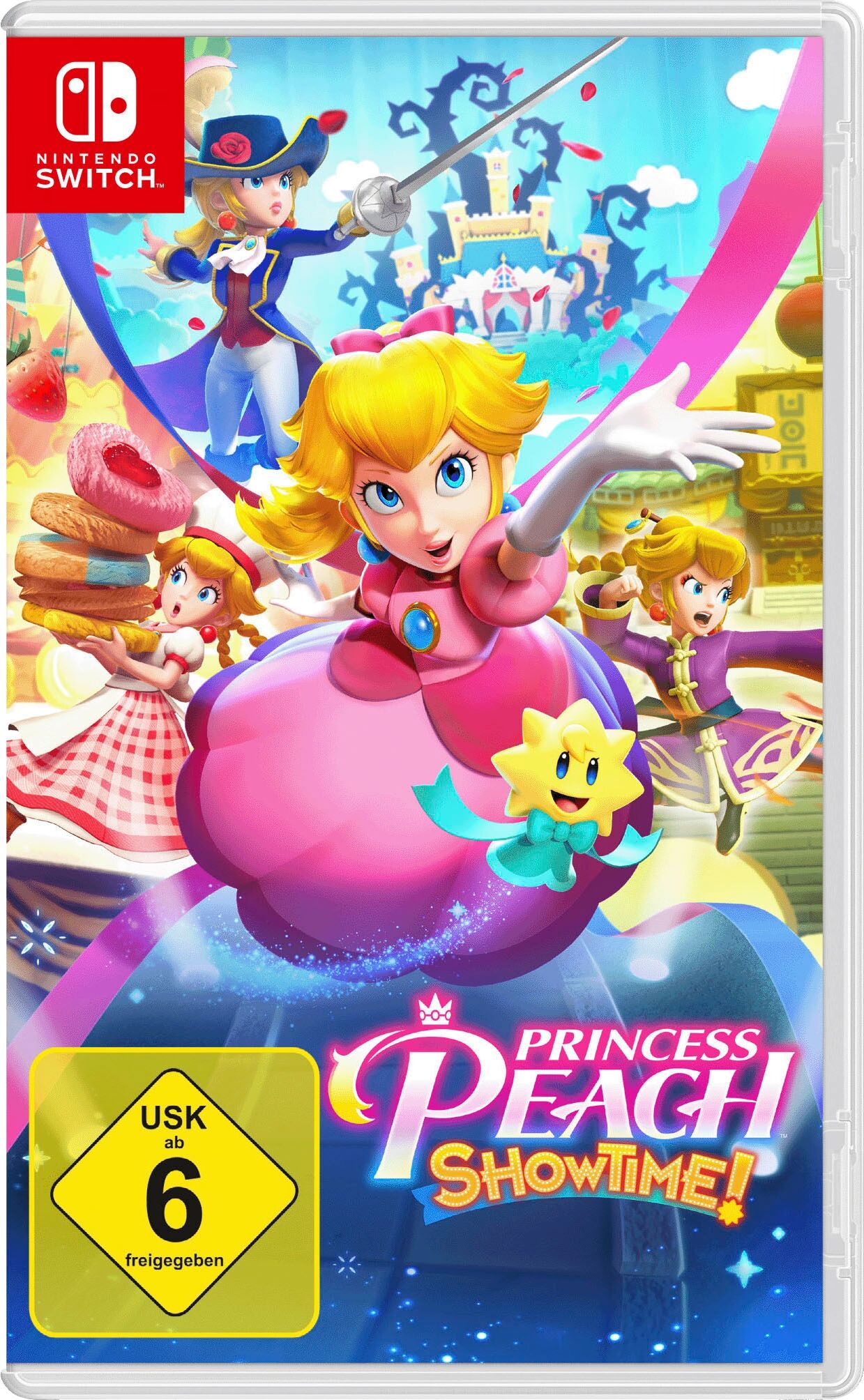 SWITCH Spielesoftware "Princess Peach: Showtime", transparent (weiß, neutral), Nintendo Switch, Spielesoftware, Spielesoftware