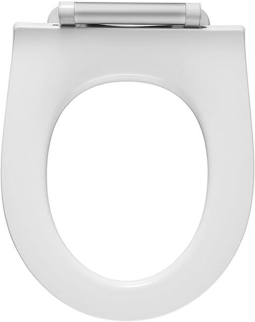Pressalit Projecta D Solid Pro WC-Sitz 1001011-DG4925 weiß polygiene, ohne Deckel, Standard, Kombi-Scharnier DG4, Edelstahl
