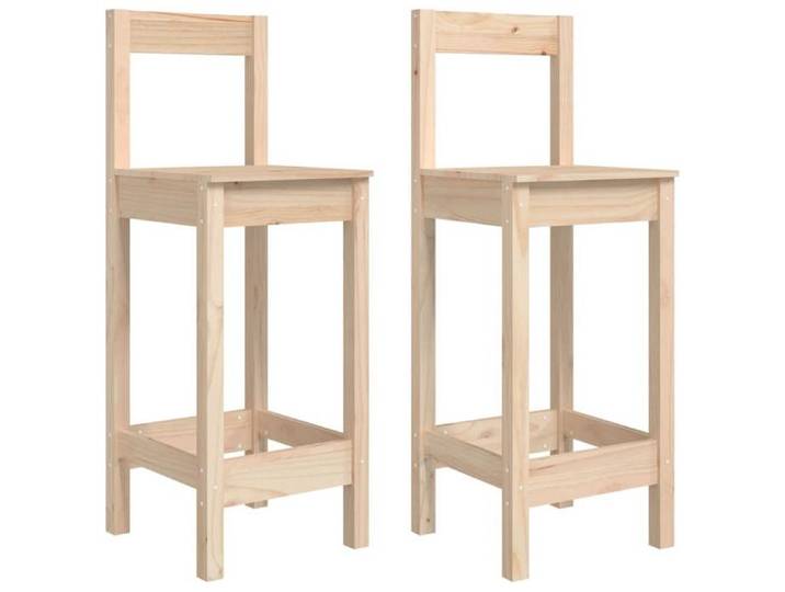 Mode Meuble de Siège - vidaxl - Chaises de bar - lot de 2 - 40x41 5x112 cm bois de pin solide - pour maison N1B1408